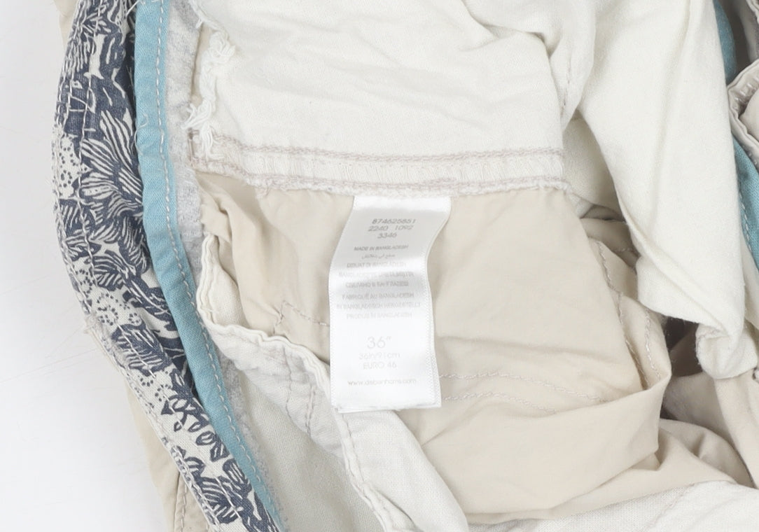 Mantaray Beige Cargo Shorts, Men, 36, Casual Style