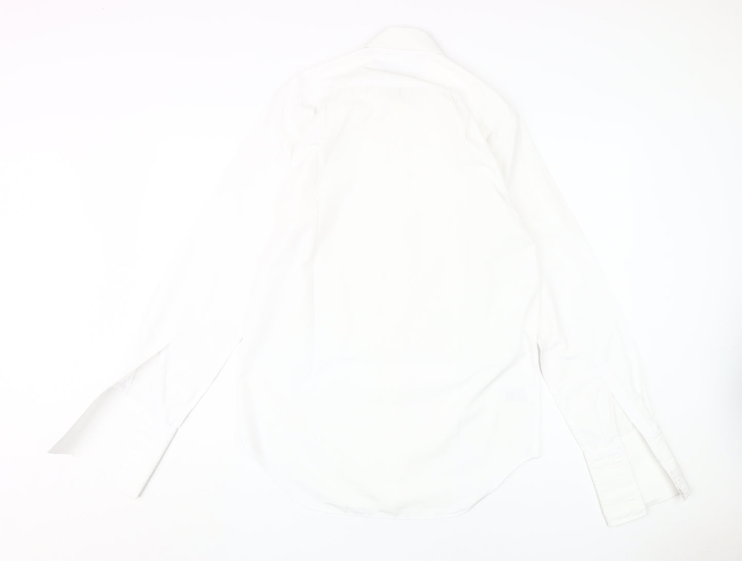 Marks and Spencer Men's White Dress Shirt 37 Formal