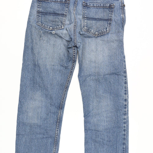 Marks and Spencer Men's Blue Straight Jeans, Size 32