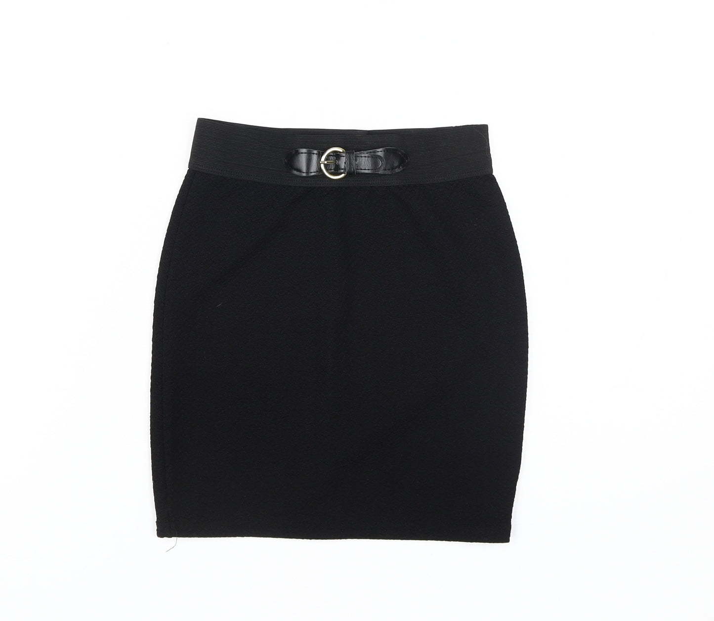 River Island Girls Black Pencil Skirt, 9-10 Years, Knee Length