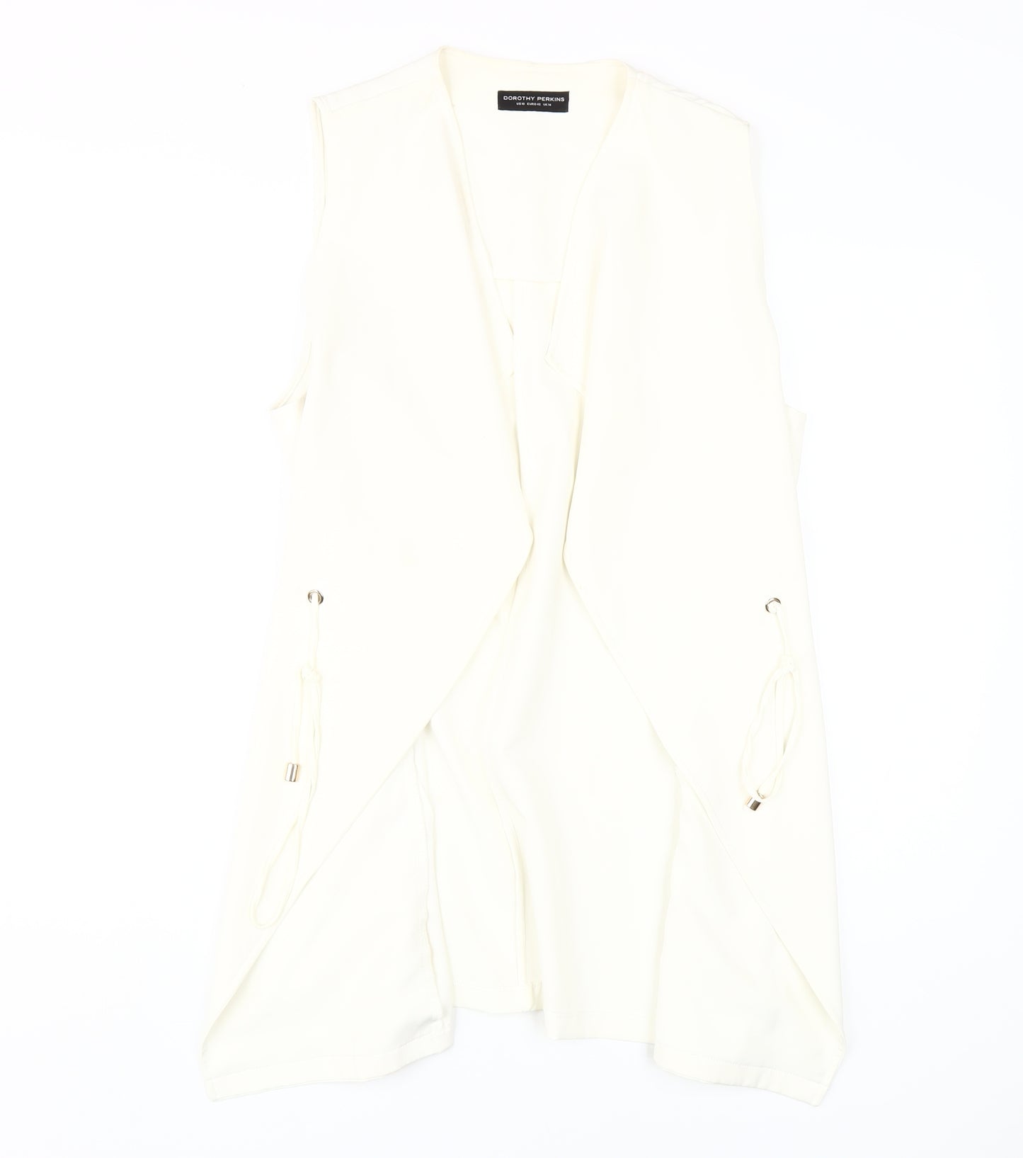 Dorothy Perkins Women's Ivory Waistcoat Size 14
