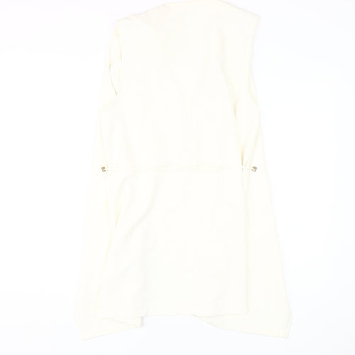Dorothy Perkins Women's Ivory Waistcoat Size 14