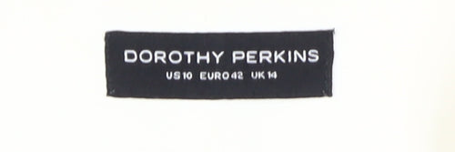 Dorothy Perkins Women's Ivory Waistcoat Size 14