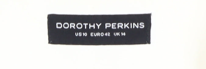 Dorothy Perkins Women's Ivory Waistcoat Size 14