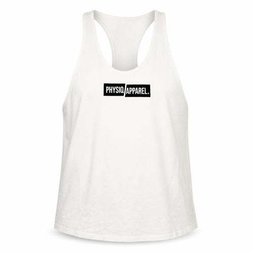 PHYSIQ APPAREL Men's White 2XL Tank Top for Gym