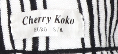 Cherry Koko Women’s Black Pleated Check Skirt S