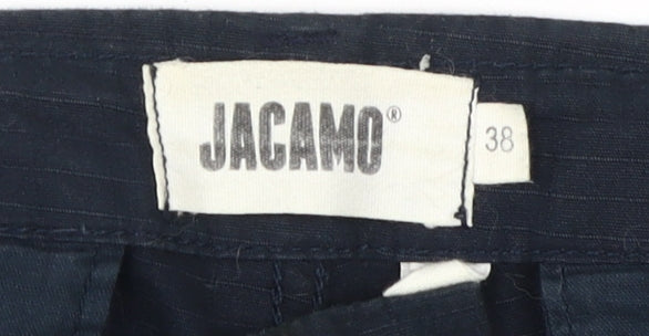 Jacamo Men's Black Cargo Shorts Size 38 Regular Fit