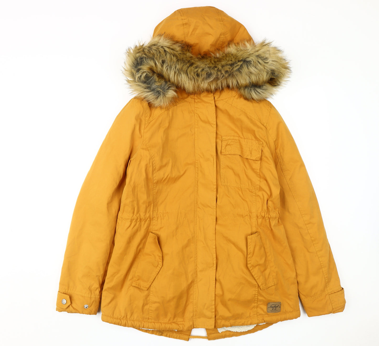 SoulCal Women's Yellow Parka Jacket Size 10