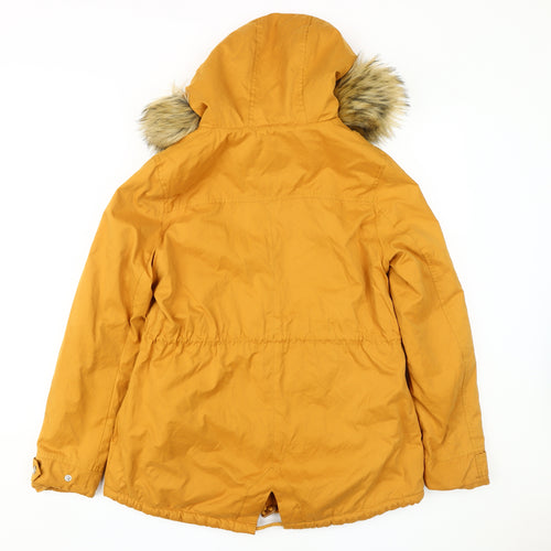 SoulCal Women's Yellow Parka Jacket Size 10
