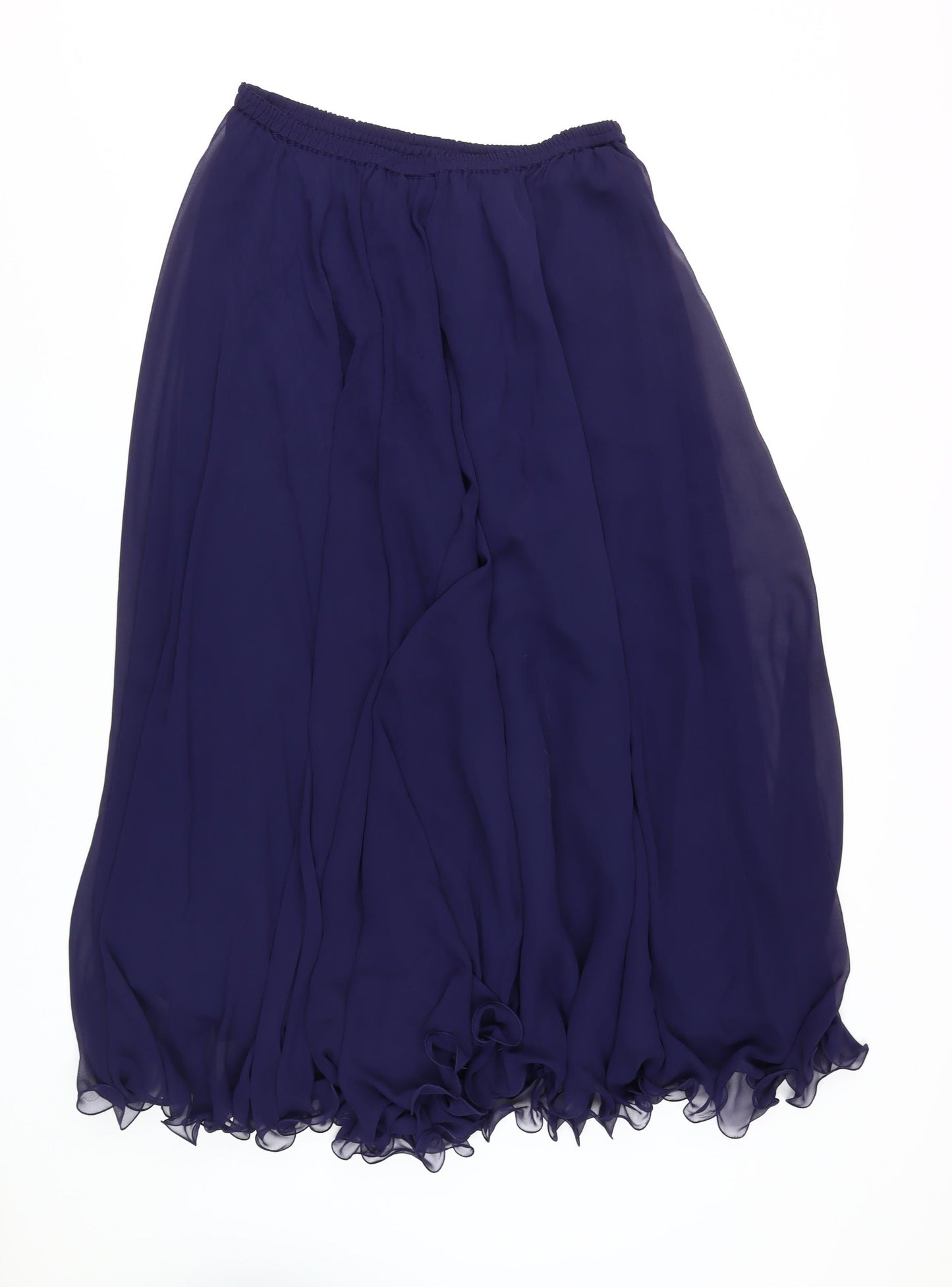 Oliver James Women's Blue Long Bubble Hem Skirt Size 18
