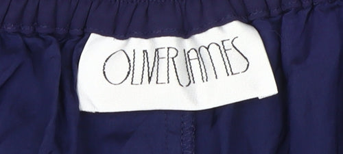 Oliver James Women's Blue Long Bubble Hem Skirt Size 18