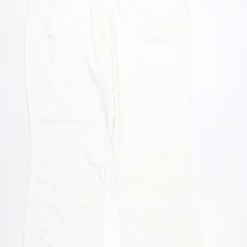 Marks and Spencer Women's White Trousers Size 18