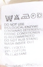 Marks and Spencer Women's White Trousers Size 18