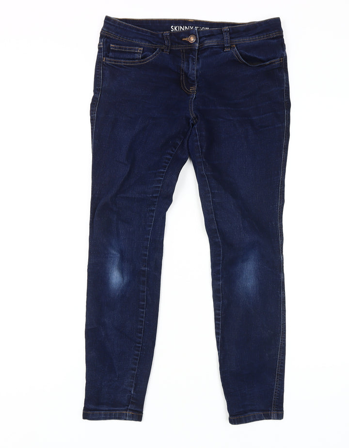 Next Women's Blue Skinny Jeans - Size 10, New
