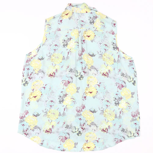 Next Women's Floral Blouse UK Size 22, Sleeveless