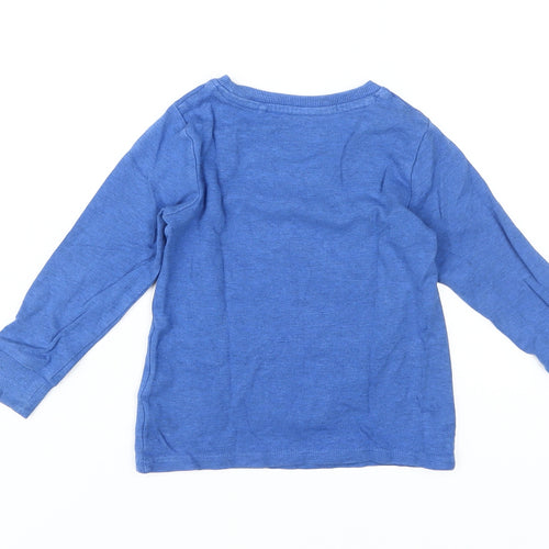 Sesame Street Boys Blue Graphic Long Sleeve T-Shirt 2-3 Years