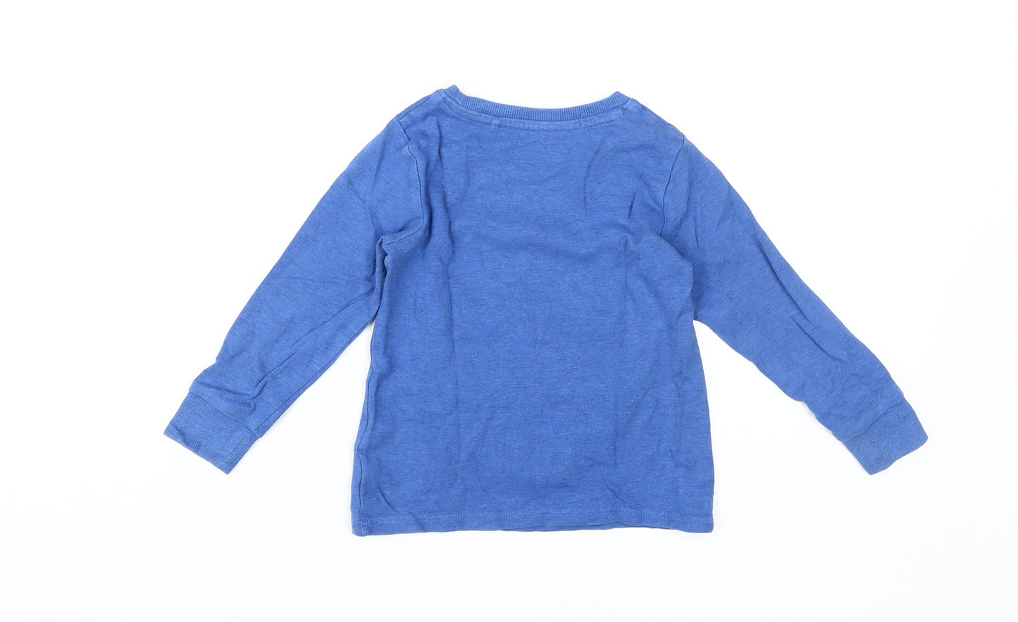 Sesame Street Boys Blue Graphic Long Sleeve T-Shirt 2-3 Years