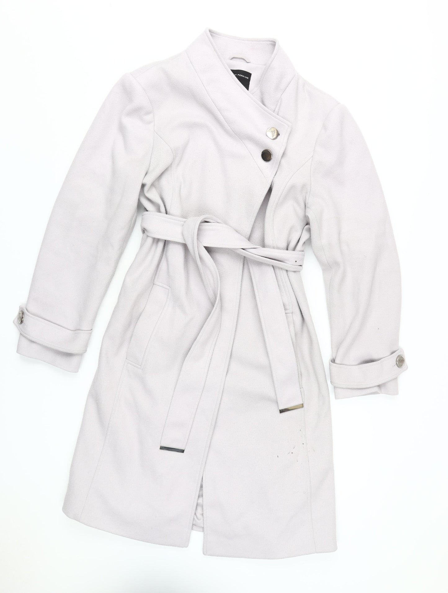 Dorothy Perkins Grey Women's Trench Coat Size 16