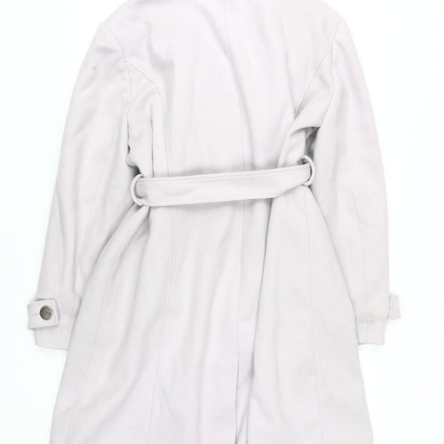 Dorothy Perkins Grey Women's Trench Coat Size 16