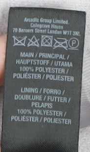 Dorothy Perkins Grey Women's Trench Coat Size 16