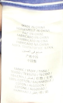 GANT Men's XL Blue Striped Button-Up Shirt