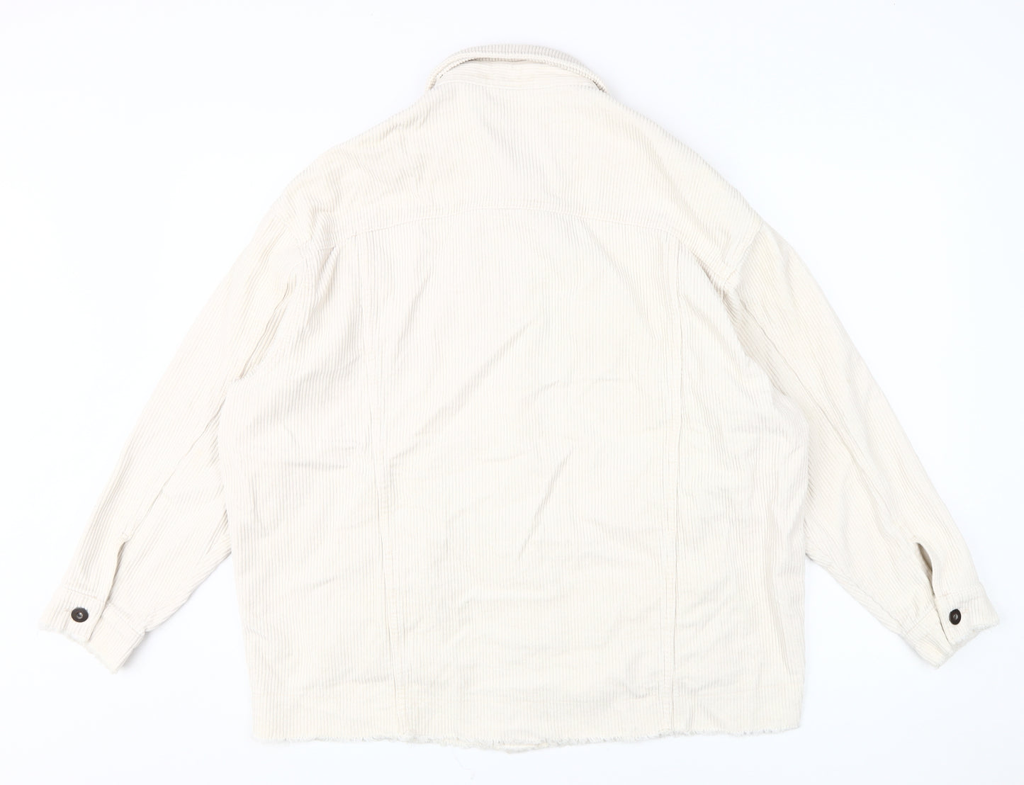 Zara Women's Beige Corduroy Jacket M