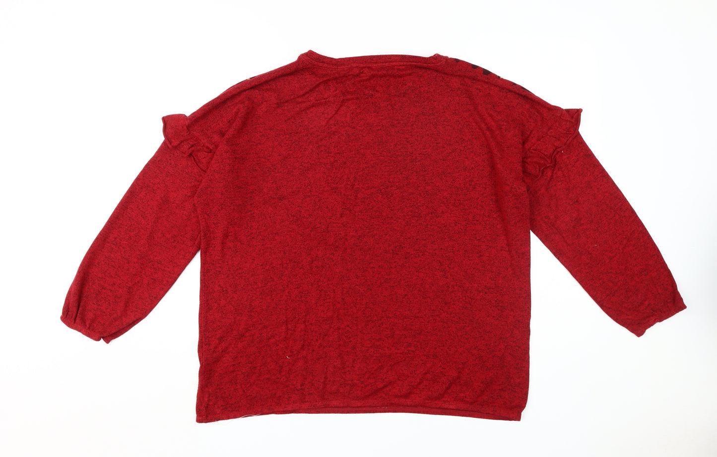 Kaleidoscope Women's Red Animal Print T-Shirt, Size 18