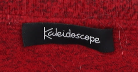 Kaleidoscope Women's Red Animal Print T-Shirt, Size 18