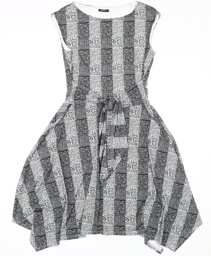 Roman Women's Multicoloured A-Line Dress Size 10