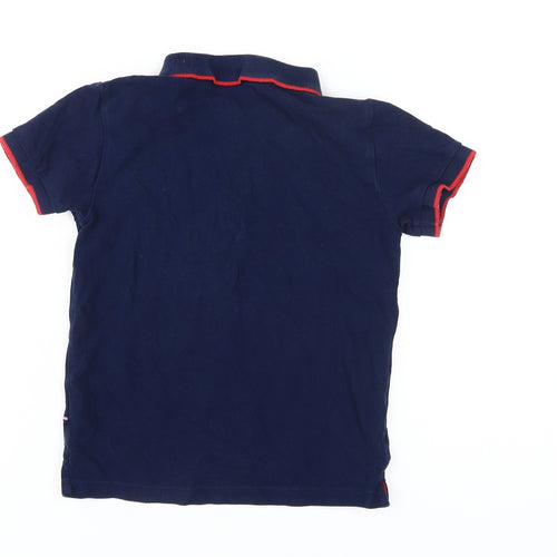 Next Boys Blue Dinosaur Graphic Polo, 5-6 Years
