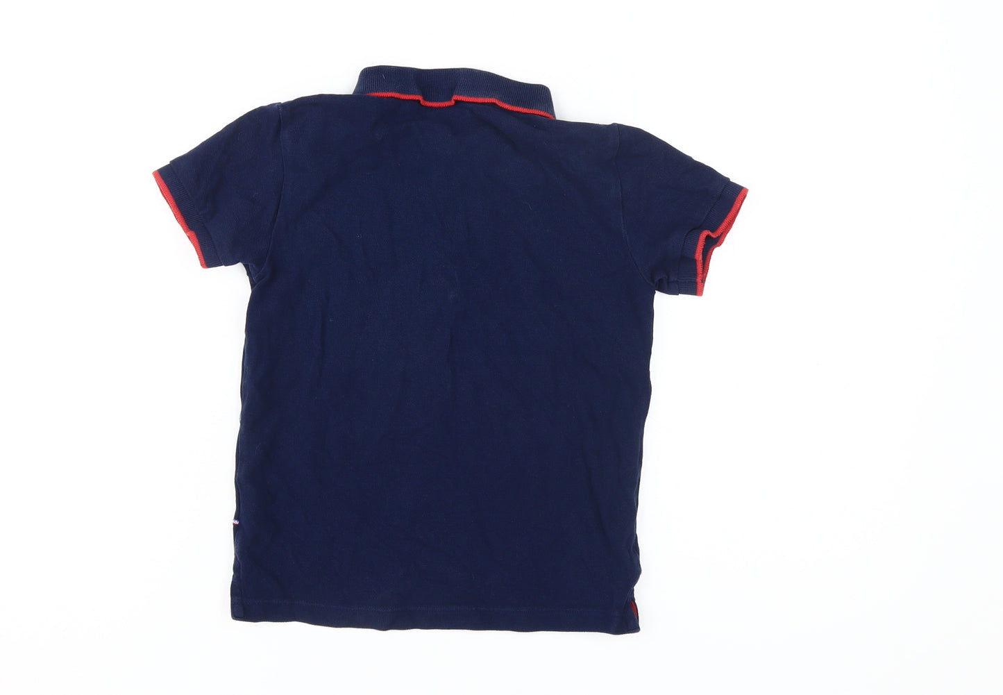 Next Boys Blue Dinosaur Graphic Polo, 5-6 Years