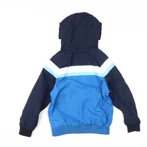 Next Boys Blue Jacket 7 Years Zip Lined Casual