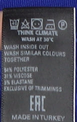 Marks and Spencer Women's Blue Trousers Size 18 Stretch