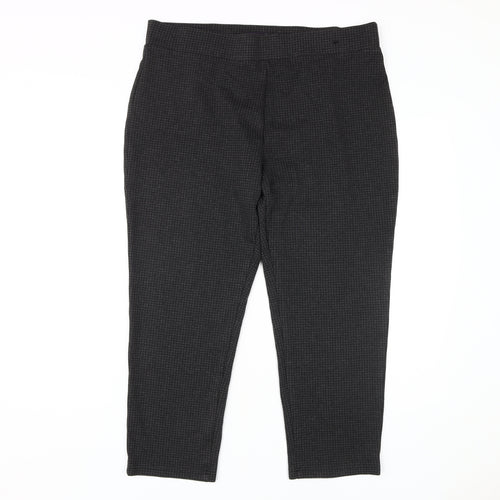 M&S Women's Black Trousers, Size 18, Regular Fit