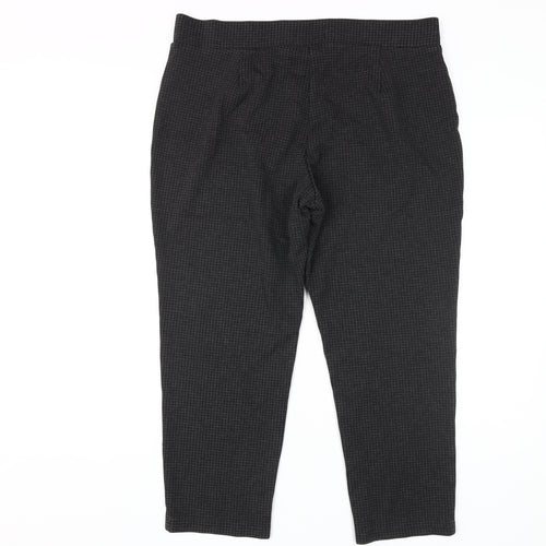 M&S Women's Black Trousers, Size 18, Regular Fit