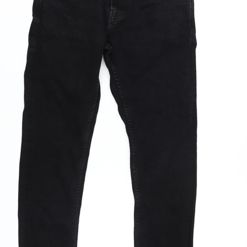Zara Women's Black Skinny Jeans Size 12, Cotton Blend