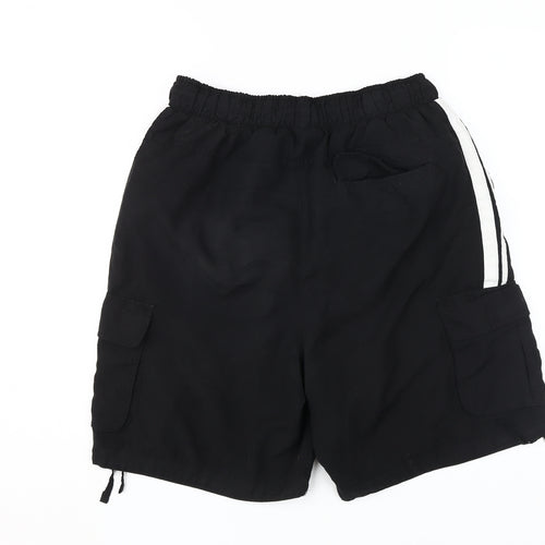 Lonsdale Men's Black Cargo Shorts L
