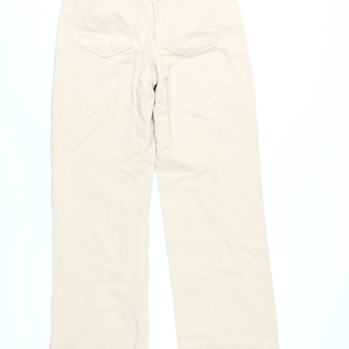 Stradivarius Women's Beige Straight Jeans Size 6