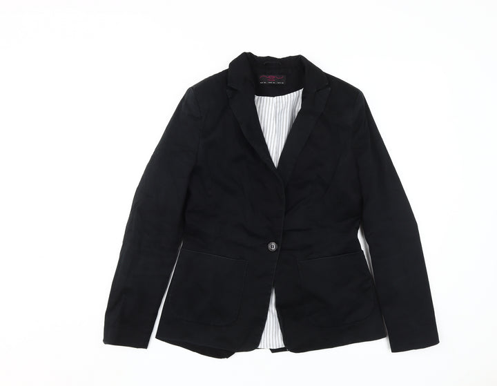New Look Women's Black Blazer Suit Jacket Size 10