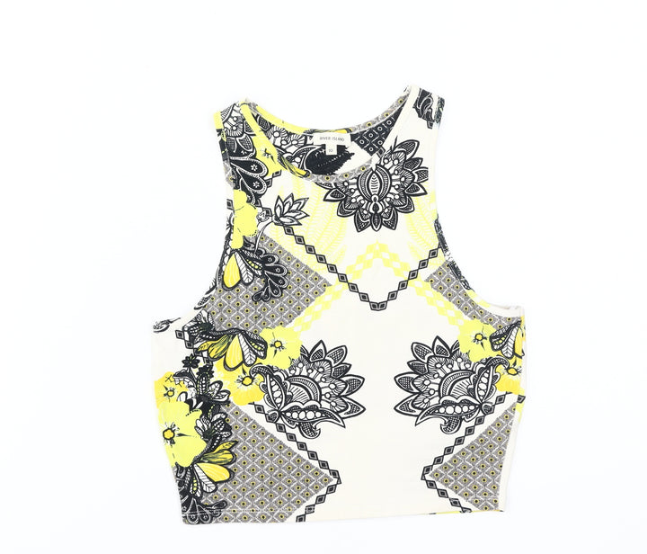 River Island Women's Geometric Tank Multicoloured Size 10