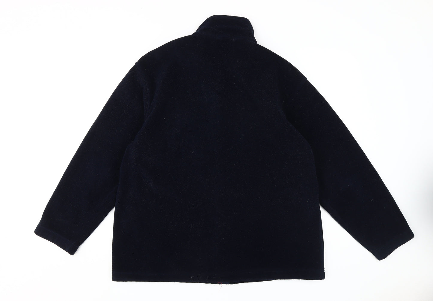 Marks and Spencer Women's Navy Fleece Jacket Size 18