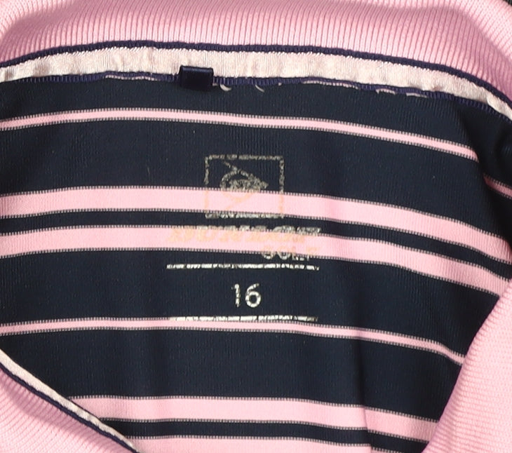 Dunlop Women's Multicoloured Polo Shirt Size 16