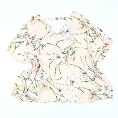 Evans Women's Floral Top in Multicoloured, Size 18