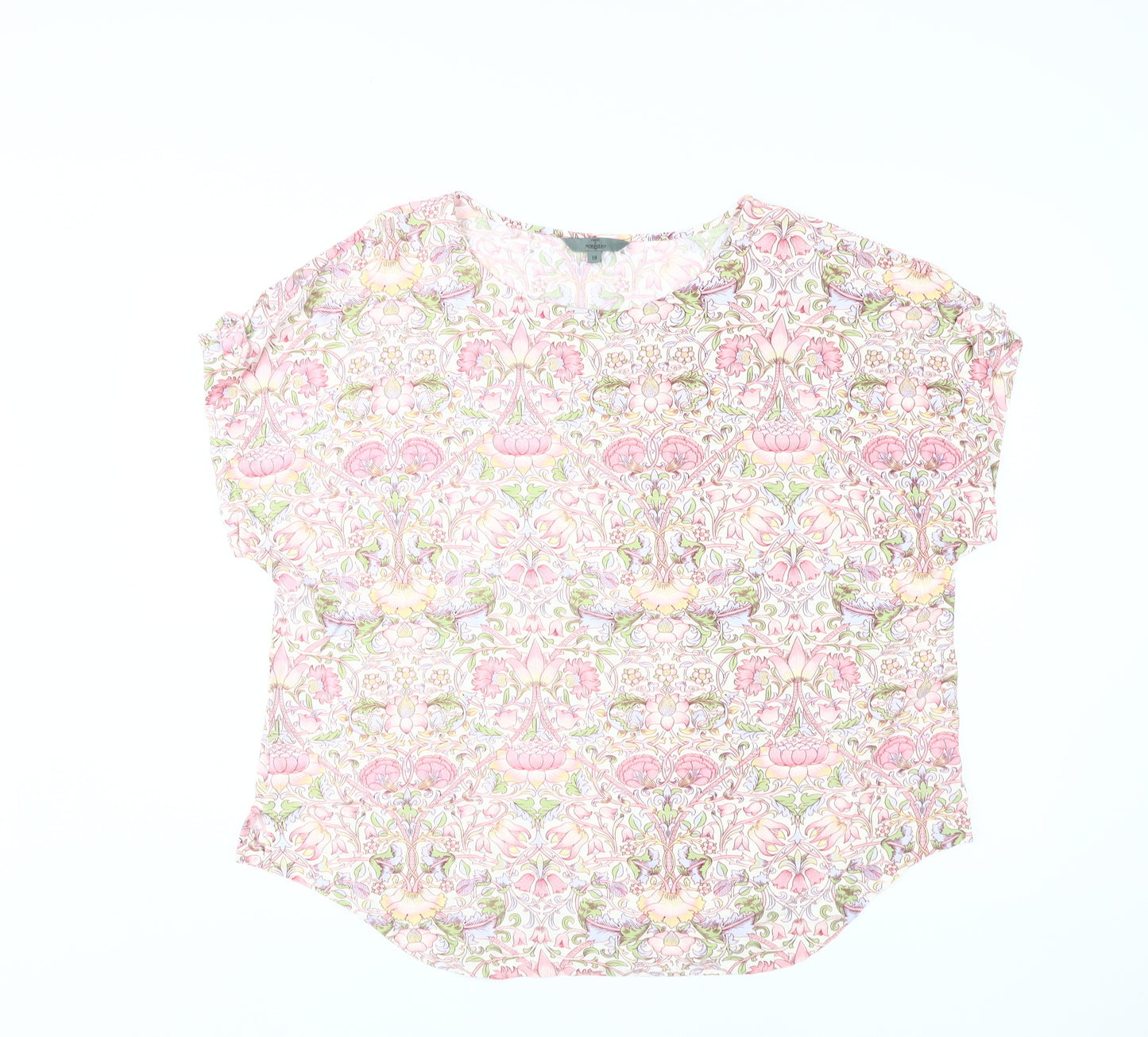 Next Women's Multicoloured Floral Blouse, Size 18, Casual Style