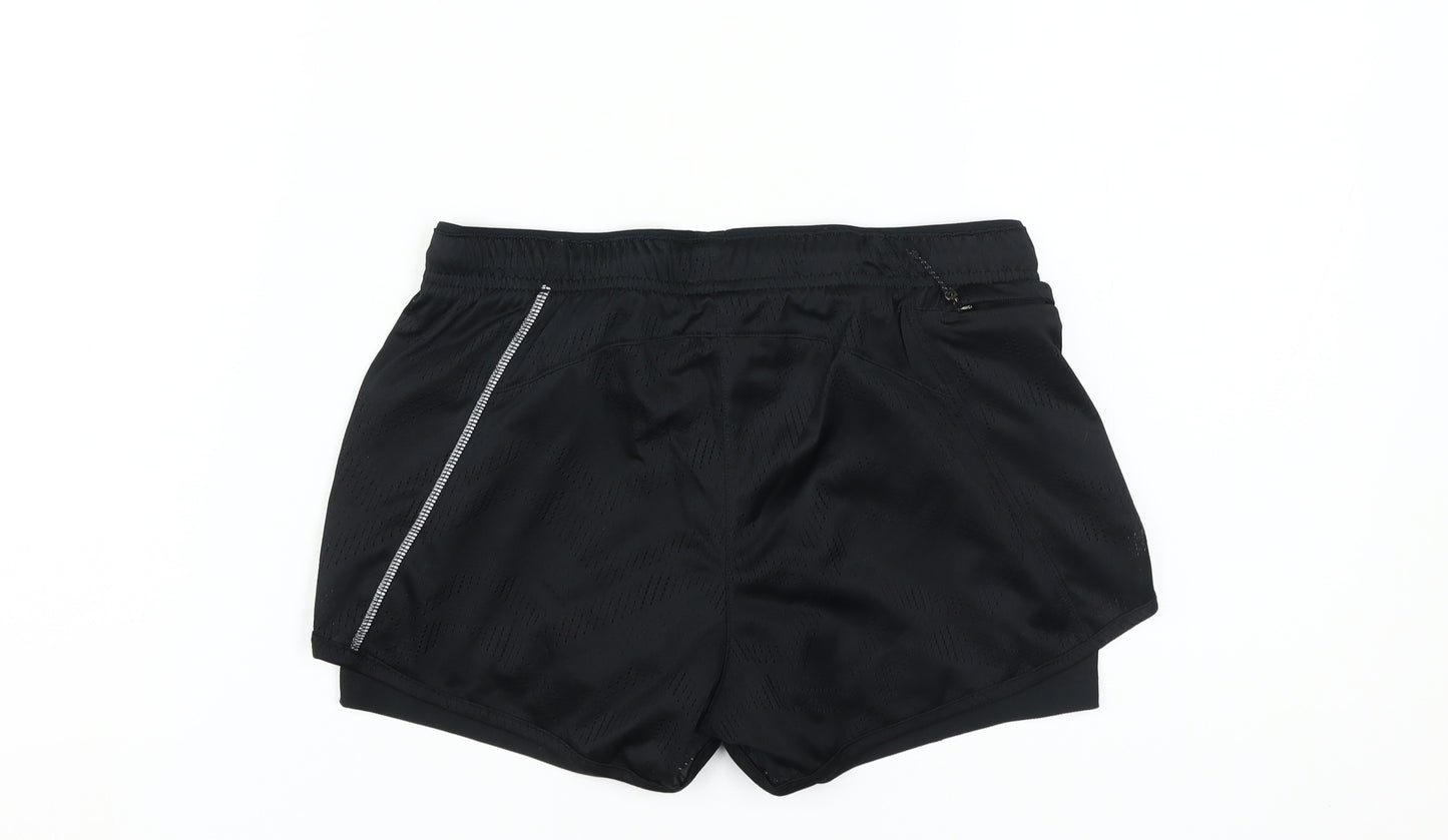 Salomon Women's Black XS Athletic Running Shorts