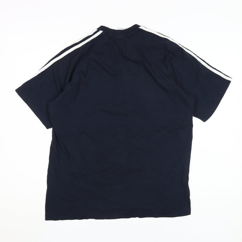 Adidas Men's Blue Medium Short Sleeve T-Shirt