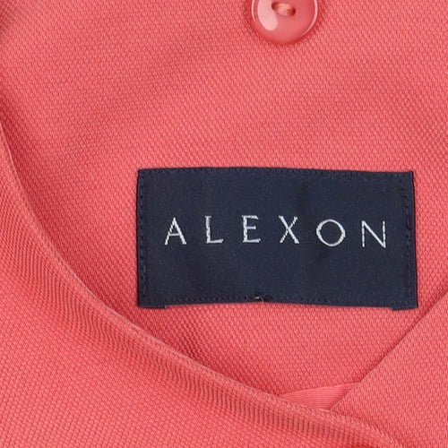 Alexon Women's Pink Blazer Size 10 with Notch Lapel