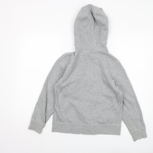 Nike Boys Grey Full Zip Hoodie M Medium