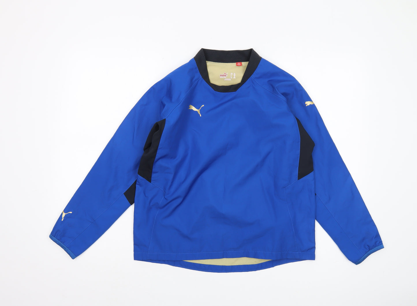 Puma Boys Blue Pullover Sweatshirt, Size UK 12, Logo Accent