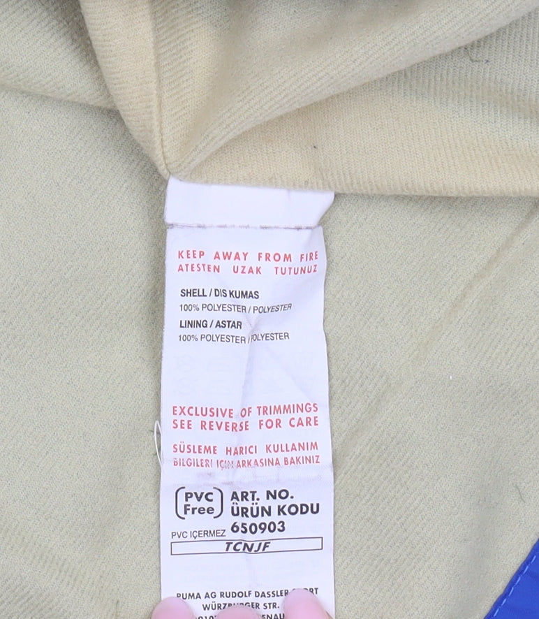 Puma Boys Blue Pullover Sweatshirt, Size UK 12, Logo Accent